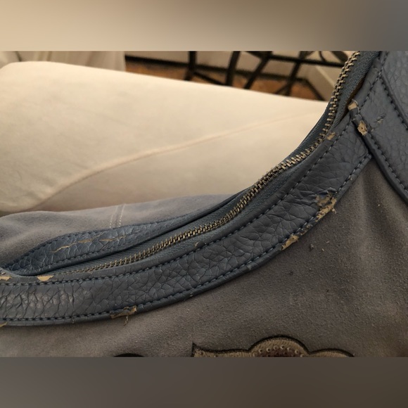 Ed Hardy suede fringe purse - Picture 5 of 7